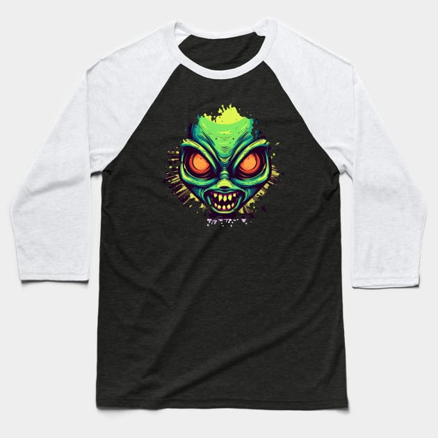 Aliens Baseball T-Shirt by Pixy Official